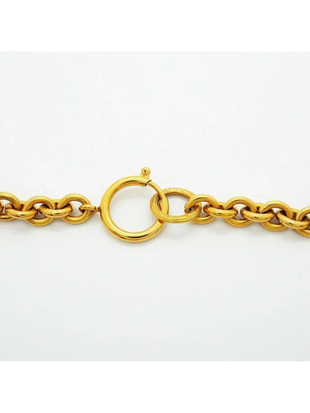 Chanel Cc Logo Pendant Necklace Metal #357853C10B